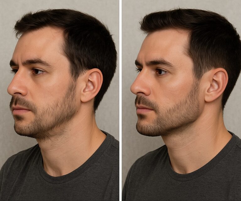 Masculinización facial: Definir mandíbula y mentón en hombres