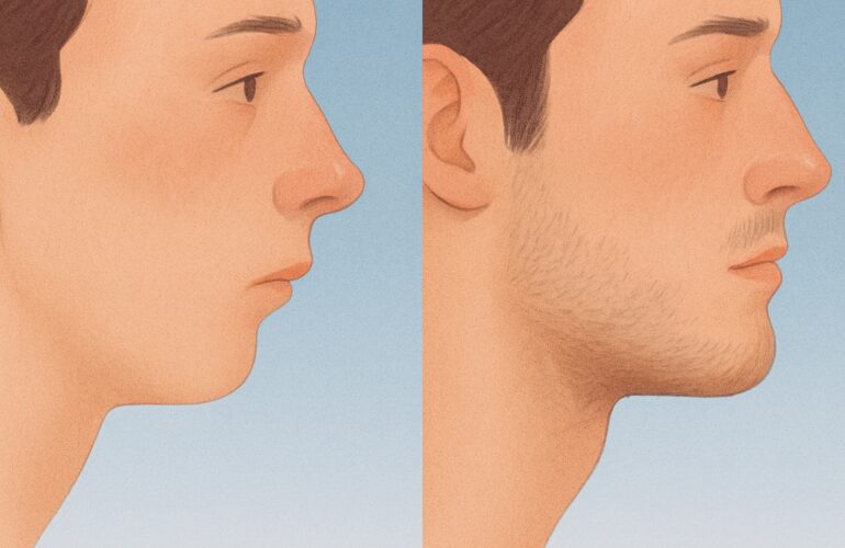 Mentón retraído (Retrognatia): Solución estética sin cirugía
